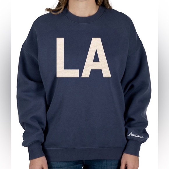 State of Mine Women's Big Timer LA Louisiana State Sweatshirt - Picture 1 of 5